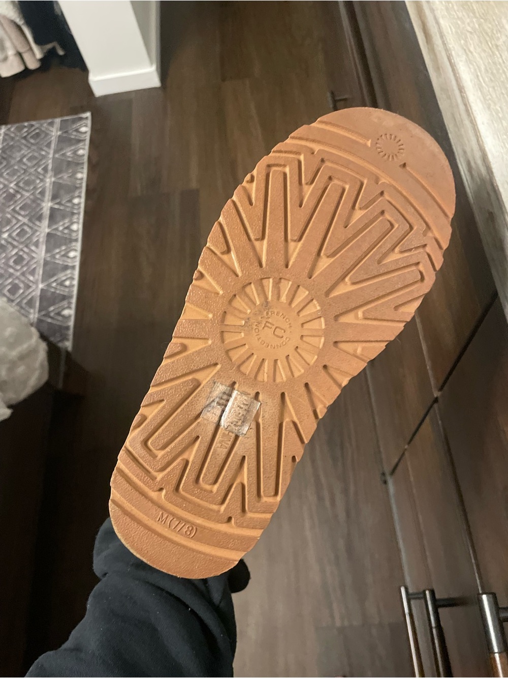 French Connection - Women’s Platform Slip-On Clog in Camel Brown - Picture 8 of 11